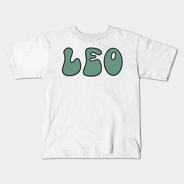 Leo Kids T-Shirt by Walt crystals